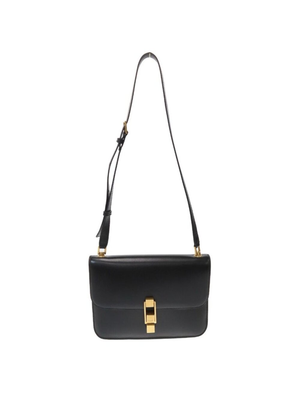 Saint Laurent Paris Le Carre Shoulder Bag Black